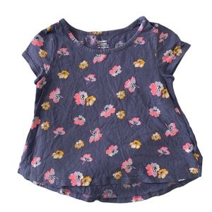 Little girls Old Navy relaxed high low floral T-shirt
